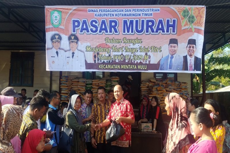 Pasar murah Kotim belum mampu penuhi tingginya permintaan masyarakat