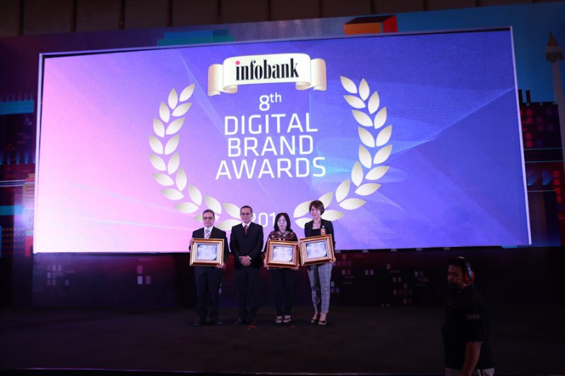 Bank Lampung terima penghargaan dari Digital Brand Awards