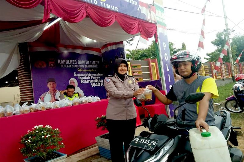 Warung Polres Bartim sediakan menu berbuka puasa gratis