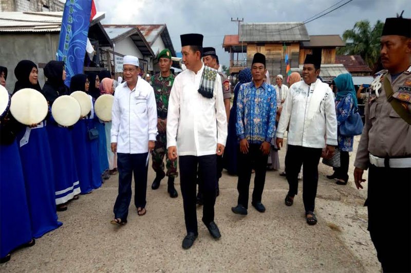 Bupati disambut iringan rebana safari Ramadhan di Montallat