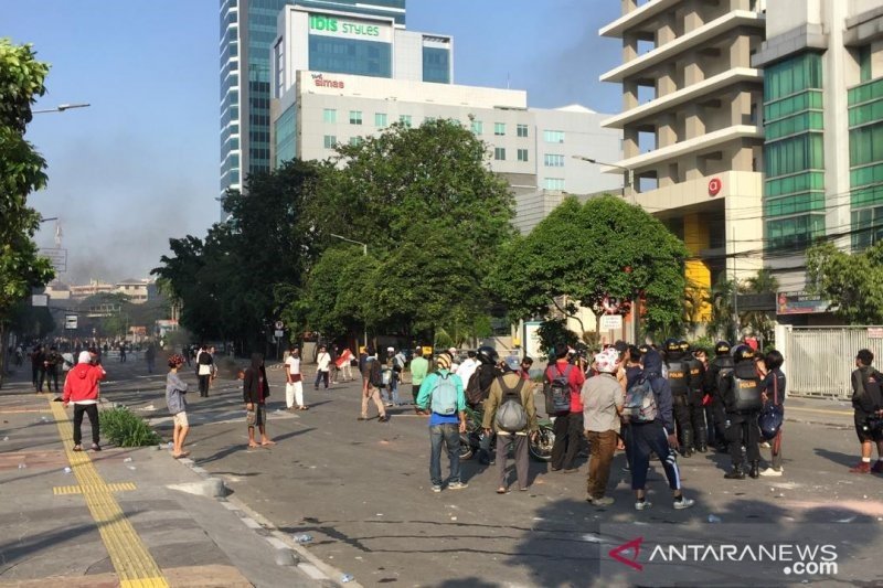 Polri sampaikan kronologi aksi massa