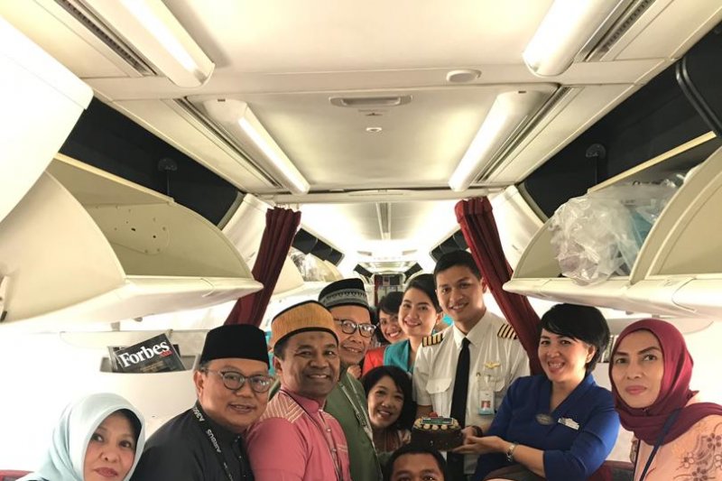 GM Garuda Malaysia lepas penerbangan Idul Fitri 1440 H