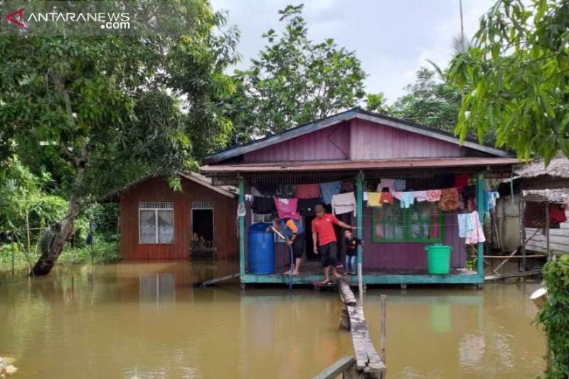 Banjir masih merendam sejumlah wilayah Penajam Paser Utara