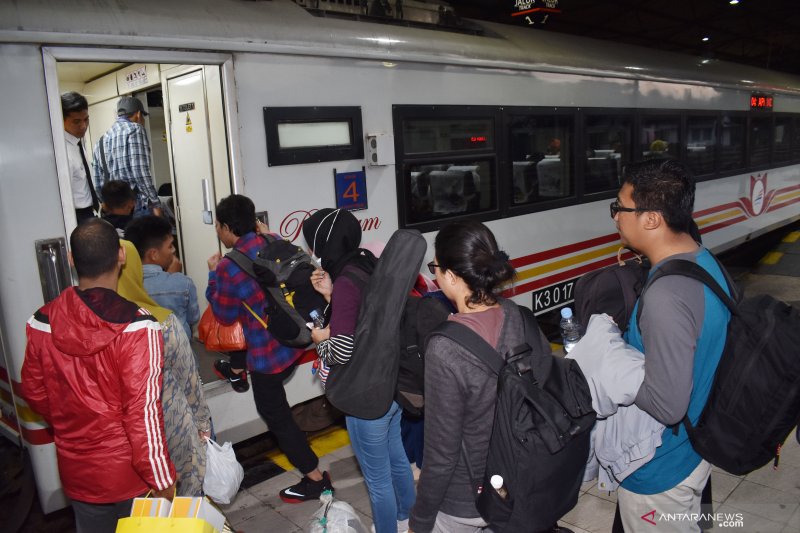 Puncak arus balik KA