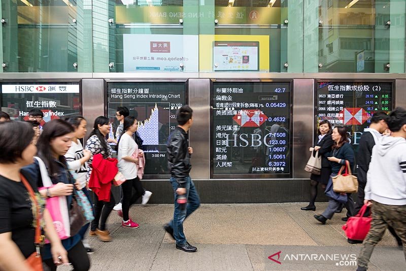 Saham Hong Kong akhir tahun melambung, HSI melesat 2,18 persen