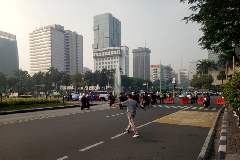 Jalan Medan Merdeka Barat steril jelang sidang MK