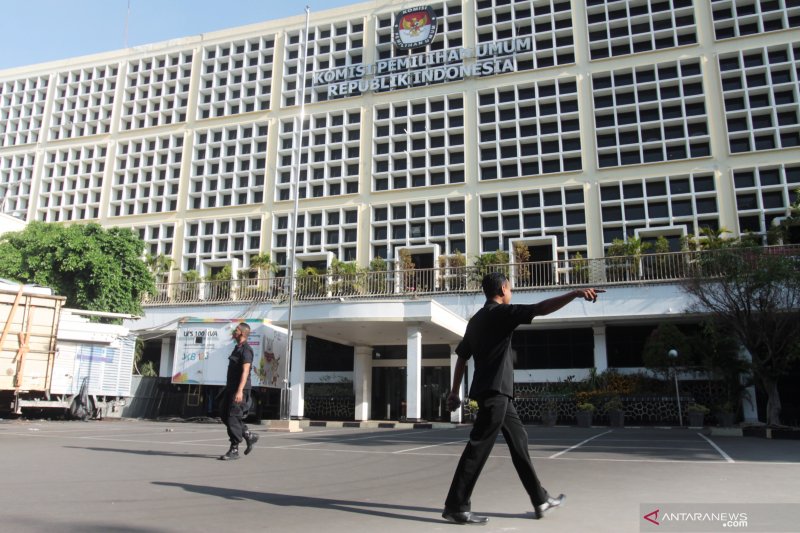 Jelang rapat pleno terbuka penetapan capres cawapres Pemilu 2019 di KPU