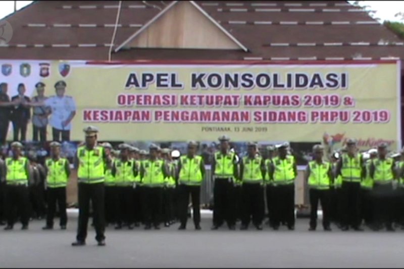 Apel konsolidasi pengamanan sidang PHPU di Kalbar
