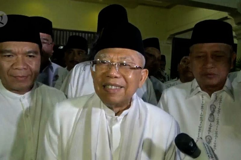 Ma'ruf Amin segera agendakan bertemu Prabowo-Sandi