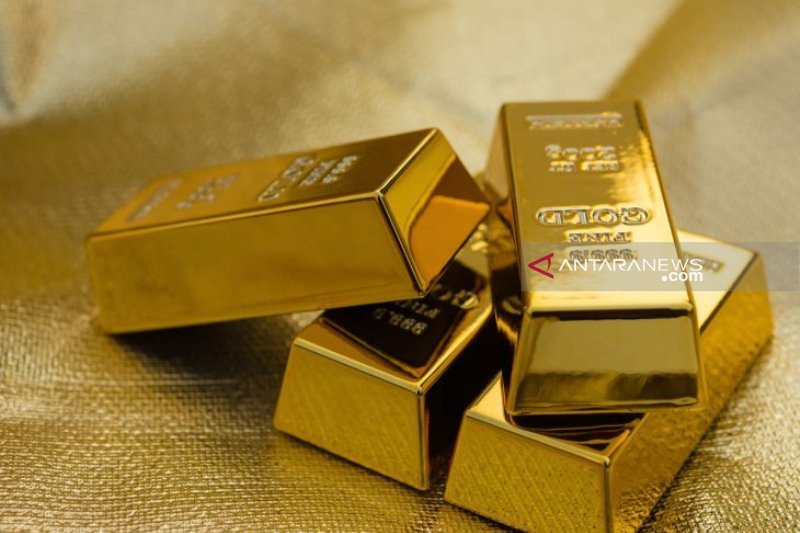 Harga emas berjangka naik, dolar melemah