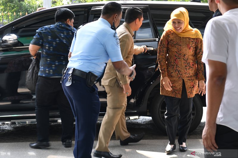 Khofifah tiba di Pengadilan Tipikor