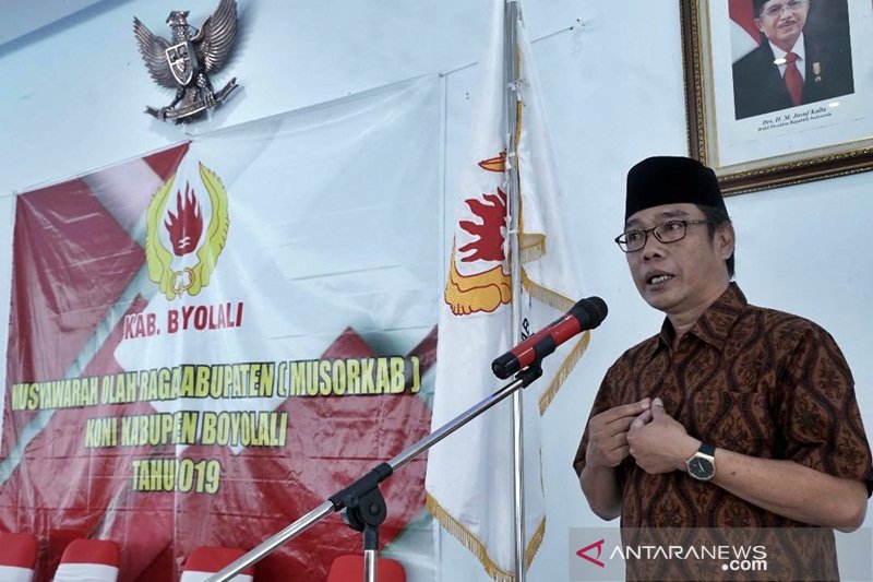 Agung terpilih kembali jadi Ketua KONI Boyolali