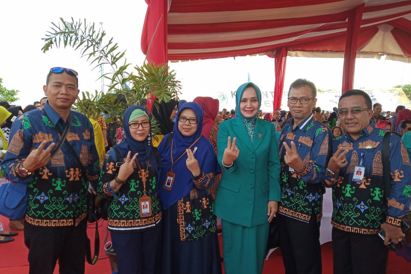 Istri gubernur pimpin rombongan Lampung ke Harganas di Kalsel