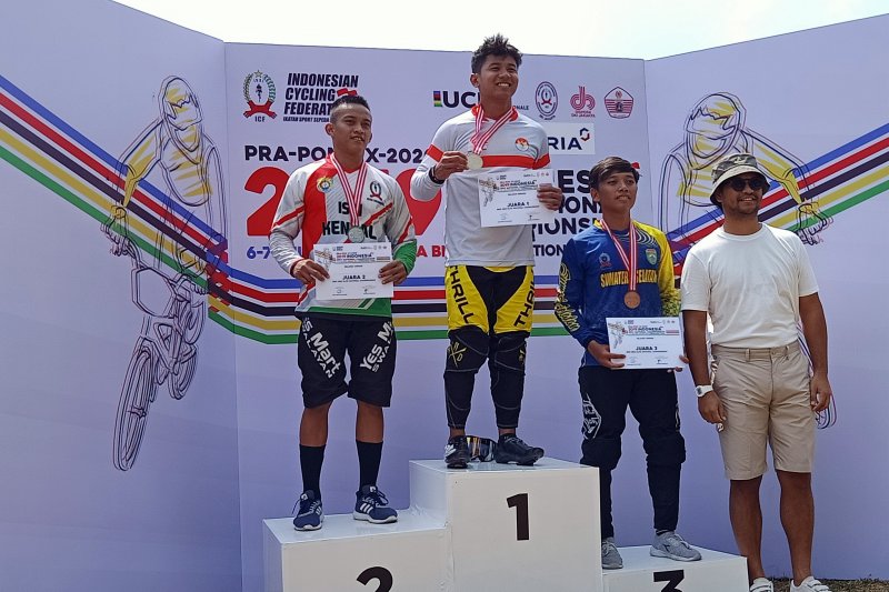 Akbar Rio raih gelar Juara Nasional BMX