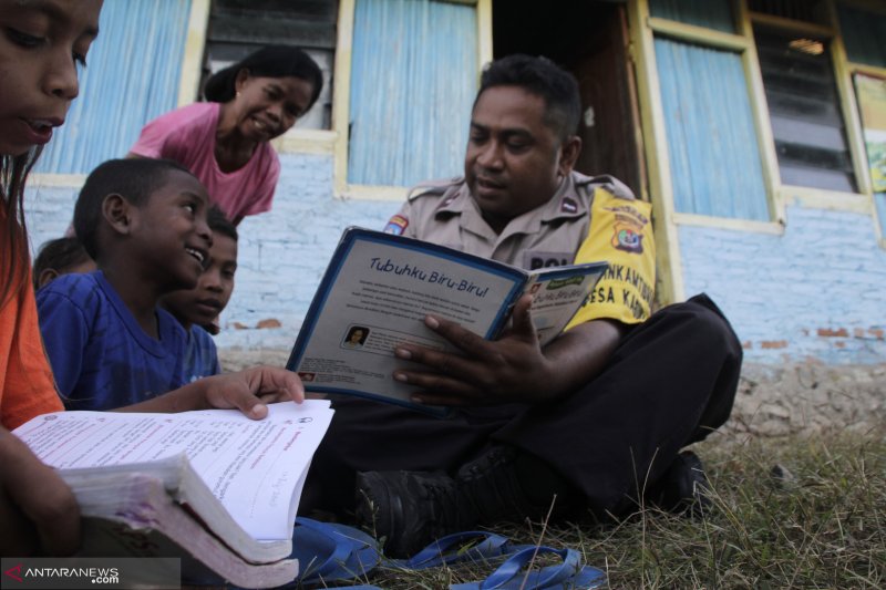 Polisi di Belu sulap motor jadi perpustakaan mini