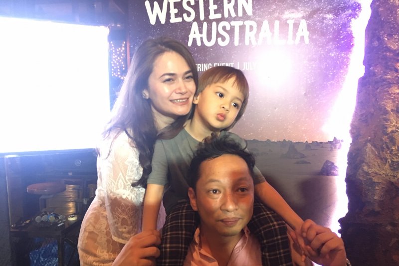 Aktor Ringgo Agus berbagi kiat melancong bersama anak