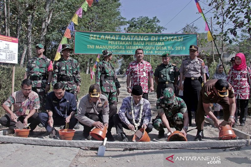 TMMD di Boyolali fokus bangun jalan dan RTLH