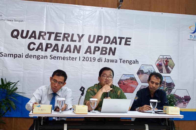 Belanja APBN Jateng semester I capai 39,57 persen, didominsi belanja pegawai