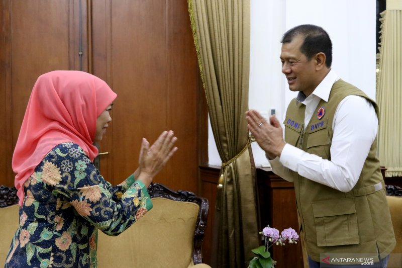 Gubernur Jatim menerima Kepala BNPB