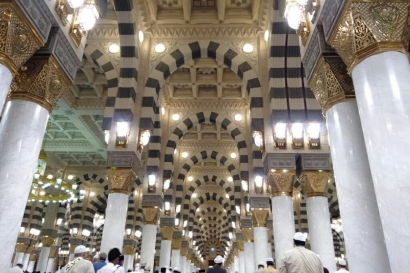 445 Calhaj Bengkalis tiba di Madinah, begini ibadah yang mereka lakukan