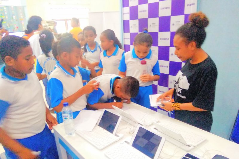 Pameran literasi digital digelar untuk tingkatkan pengetahuan anak Biak Numfor