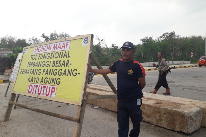 Jalan Tol Trans Sumatera SP Lima Mesuji dalam proses pembersihan jalur tol