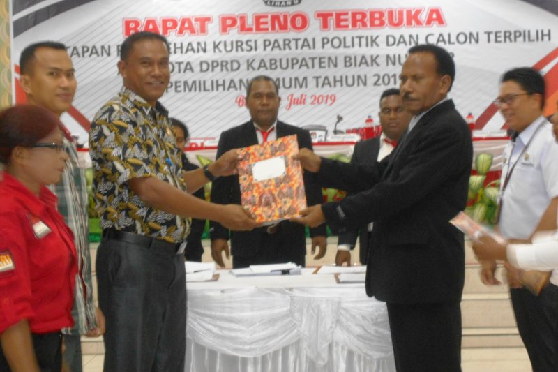 Pelantikan anggota DPRD Biak Numfor dijadwalkan 23 Oktober