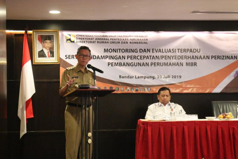 Fahrizal Darminto: Pemprov Lampung dukung program sejuta rumah