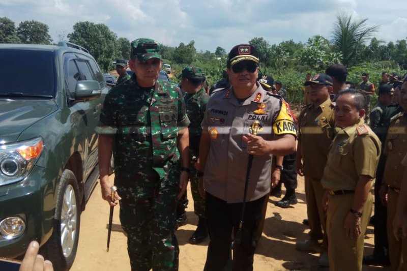 Pangdam Sriwijaya kunjungi lokasi bentrok Mesuji