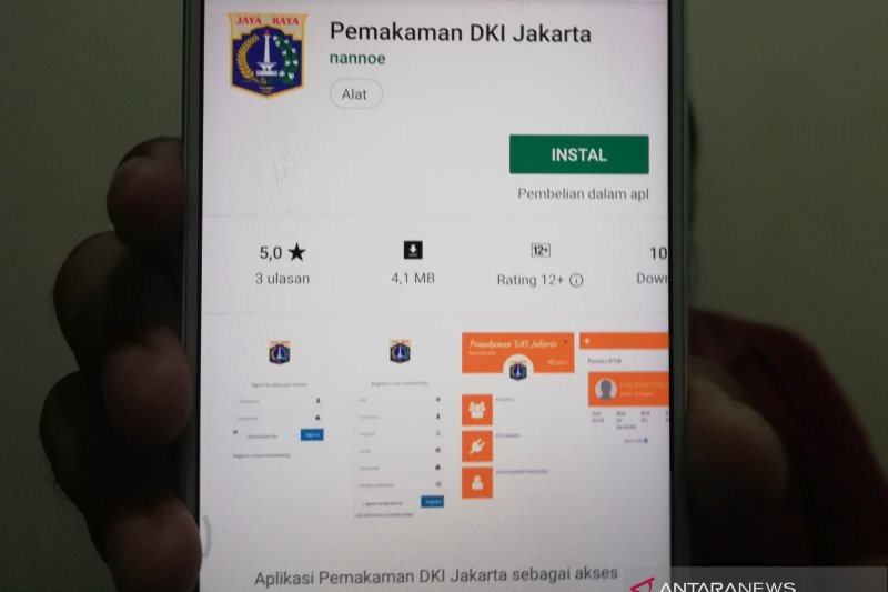 Pemakaman di Jakarta cukup diurus lewat handphone