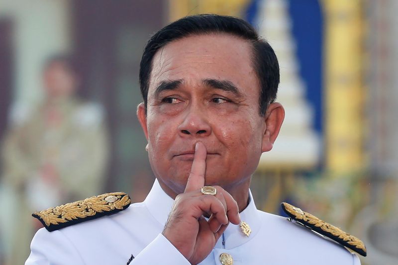 PM Thailand Prayuth Chan-ocha lolos dari mosi tak percaya di parlemen