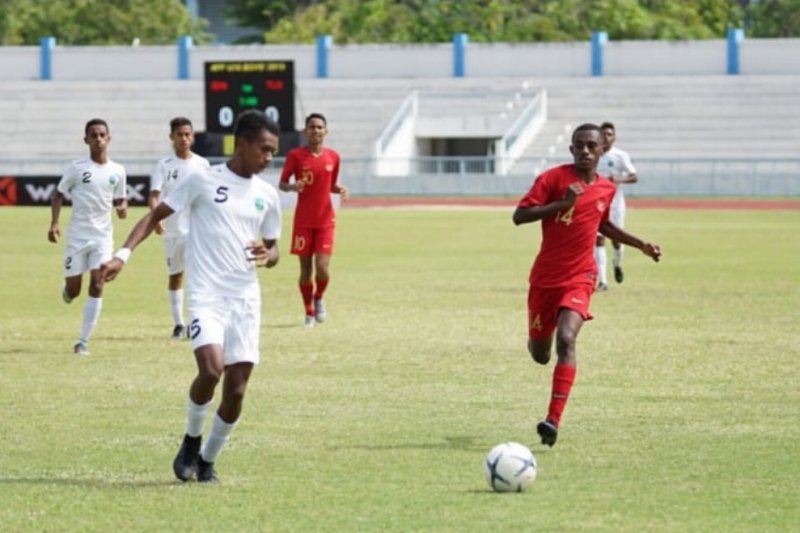 Bima Sakti apresiasi pemain usai bermain imbang dengan Timor Leste