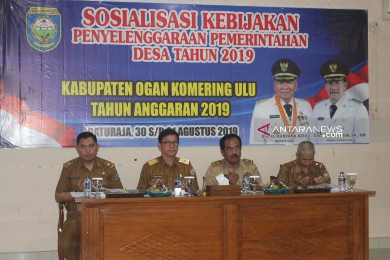 Kades di Ogan Komering Ulu diimbau tertib menata sistem administrasi