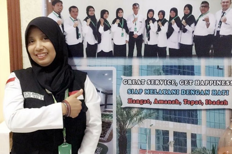Retno Murniati perawat jiwa KKHI ingin selalu jamaah tersenyum
