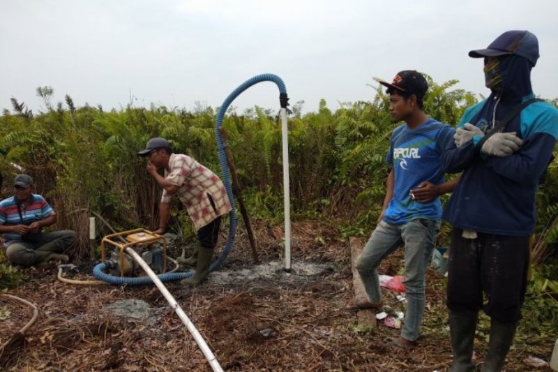 BRG bangun 50 sumur bor di lahan gambut Tanjung Jabung Timur