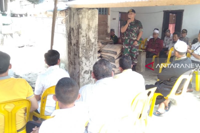 Korem Gapo bedah rumah masyarakat hasil dana prajurit