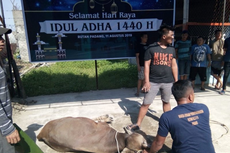Warga Binaan Rutan Padang nikmati Lezatnya Daging Kurban