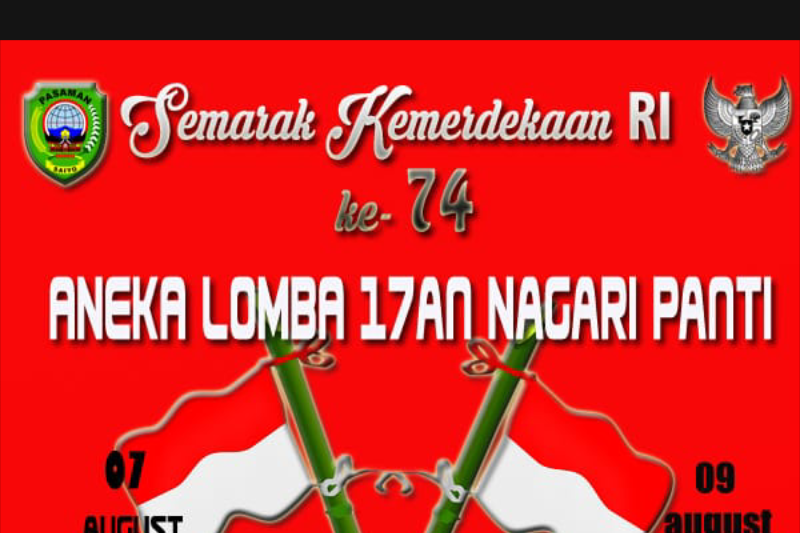 Semarakkan HUT ke-74 Republik Indonesia, beragam lomba dibelar