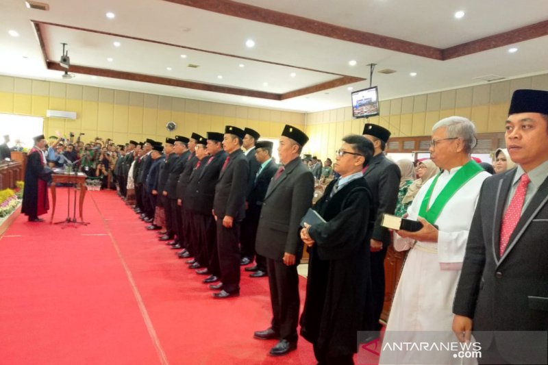 Sebanyak 45 anggota DPRD Bantul periode 2019-2024 dilantik