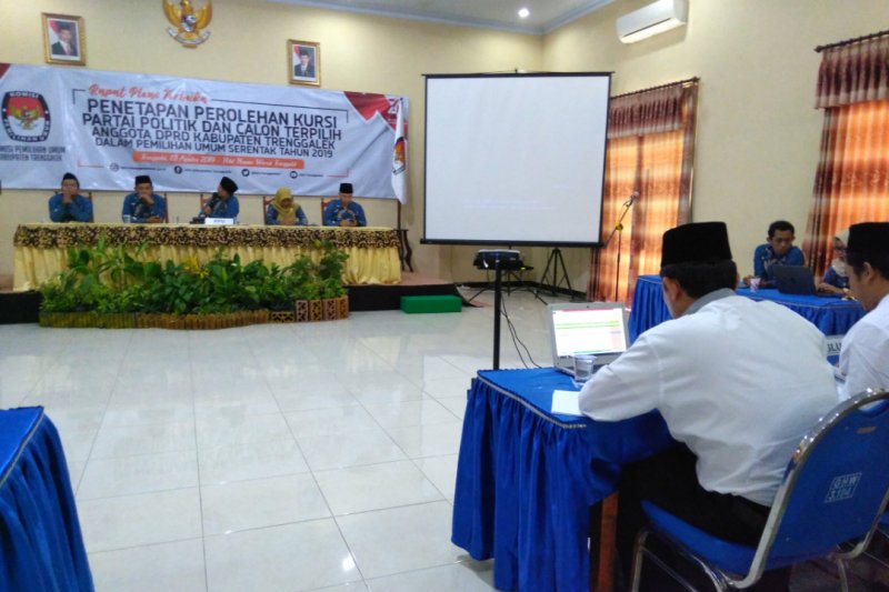 Hasil PSSU Trenggalek tidak merubah perolehan kursi parpol
