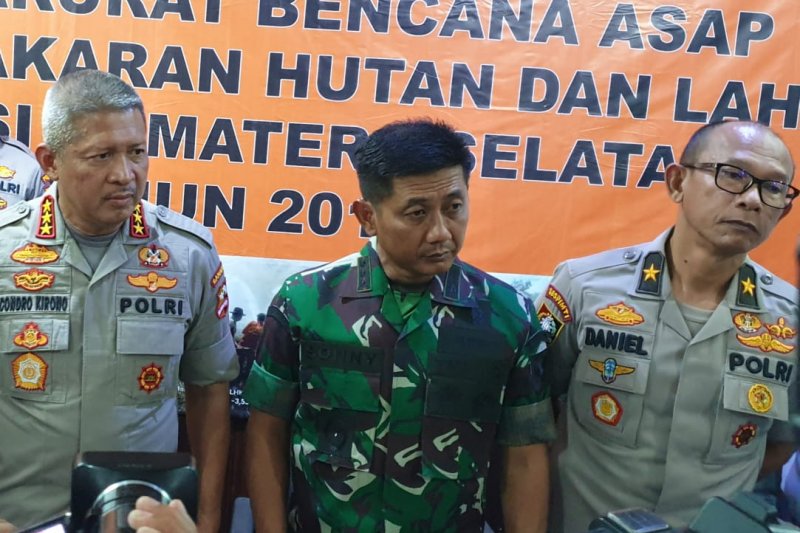 Satgas Karhutla Sumsel tindak tegas pembakar lahan