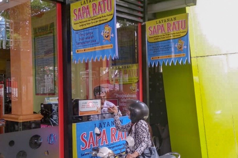 Peminjam buku di Perpustakaan Yogyakarta tak perlu turun kendaraan