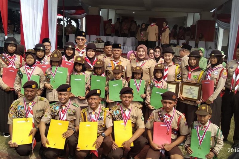 Bupati OKI ajak anggota Pramuka siaga bencana