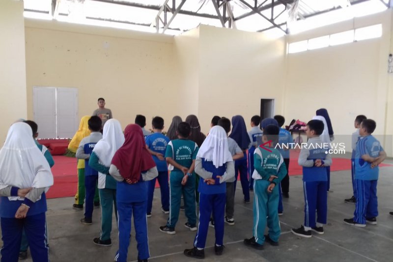 Satlantas Polres Waykanan terapkan kedisiplinan lewat polisi cilik