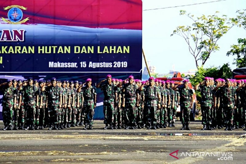Lantamal VI siap bantu atasi Karhutla di Sulawesi Selatan