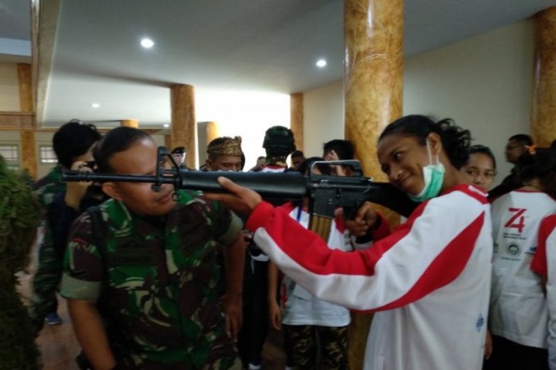 Pelajar NTT peroleh penguatan wawasan kebangsaan di Makorem 042 Jambi