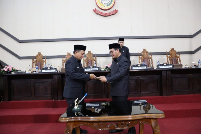 Pj Wali Kota apresiasi persetujuan Ranperda retribusi jasa usaha