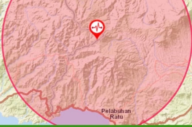 Gempa Sukabumi, swarm akibat sesar yang aktif