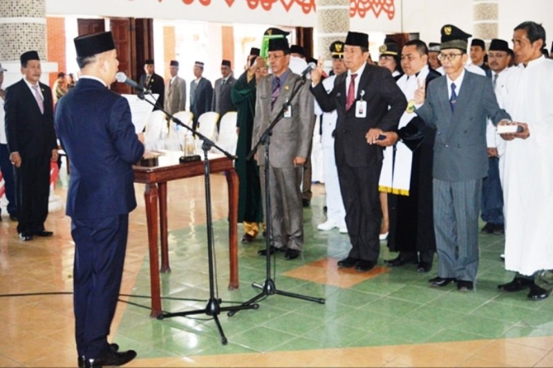 Lantik 169 pejabat, Bupati Kapuas perintahkan segera bekerja