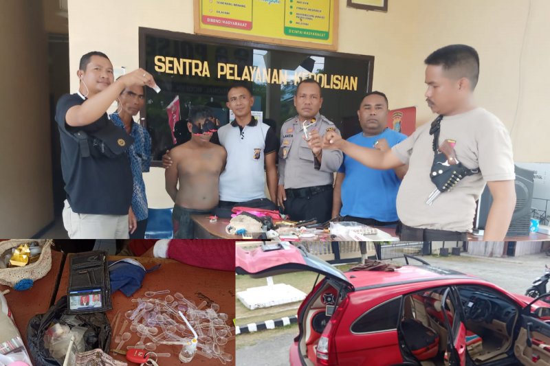 Polisi dan warga di Palu ringkus oknum pelaku narkoba